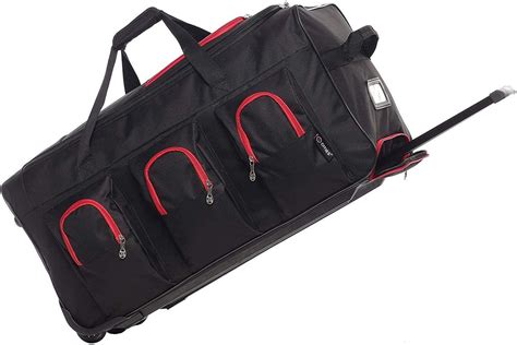 Large Lightweight Wheeled Duffle Holdall Travel Bag Sports Bag - 2 Yea – Packed Direct UK