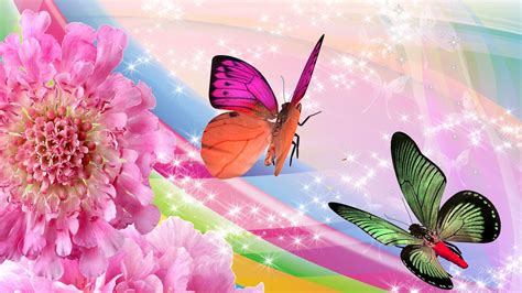 Rainbow Butterfly Wallpapers - Top Free Rainbow Butterfly Backgrounds ...