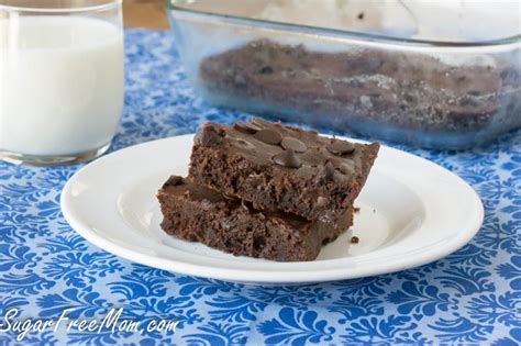 Sugar Free Chocolate Brownies Recipe - Sugar-Free Mom