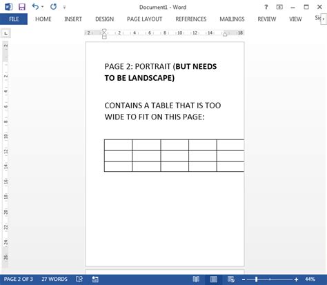 How to apply landscape orientation in word - duallikos