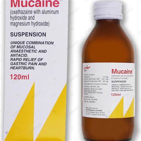 Buy Mucaine Suspension 120ml | Medical Store Pakistan — DVAGO®