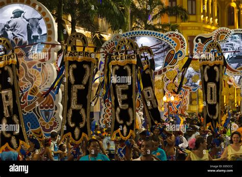 Carnival Parade at night, Recife, Pernambuco State, Brazil Stock Photo ...