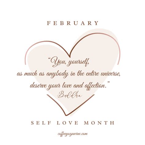 Self Love; February is self love month | Coffee Yoga Wine