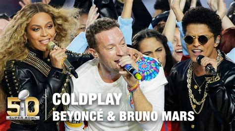 Coldplay's FULL Pepsi Super Bowl 50 Halftime Show feat. Beyoncé & Bruno ...