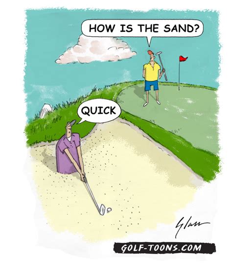 Golf Blog posts for the GolfToons blog, Laugh at the Agony