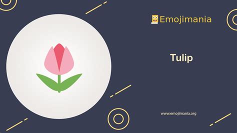 🌷 Meaning | Tulip Emoji | Copy and Paste