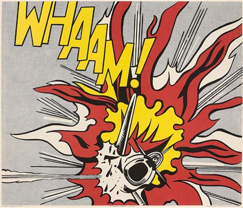 Roy Lichtenstein, Whaam ! - - Expertisez.com