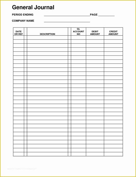 Free Excel Accounting Templates Download Of Accounting Journal Template Excel ...