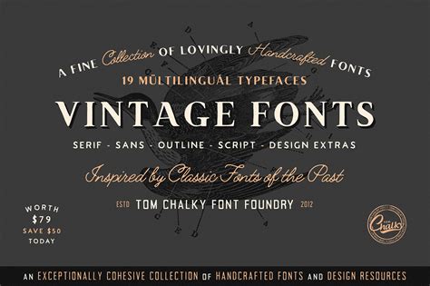 The Ultimate Handcrafted Fonts Collection - Tom Chalky