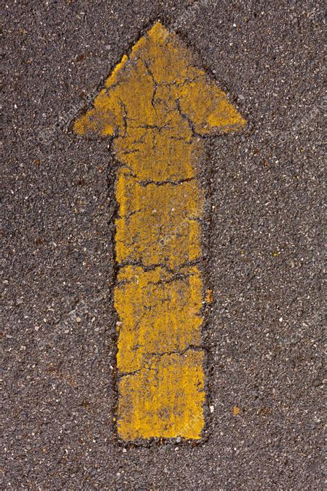 Go straight sign on asphalt texture — Stock Photo © atthapols #6377435