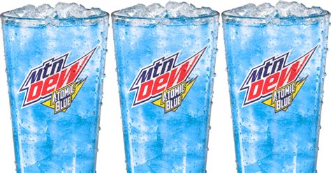 PepsiCo is Releasing a New Mountain Dew Atomic Blue Flavor