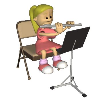 cartoon girl playing flute | Daniel Radcliffes