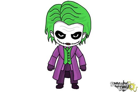 How to Draw Chibi Joker from Batman - DrawingNow