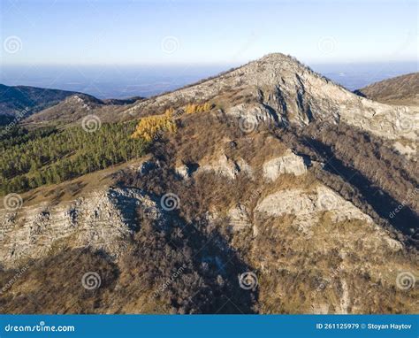 Aerial View of Balkan Mountains and Vratsata Pass, Bulgaria Stock Image - Image of canyon, route ...