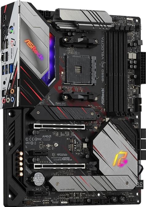 ASRock B550 Phantom Gaming Velocita AMD B550 Ryzen Socket AM4 ATX ...