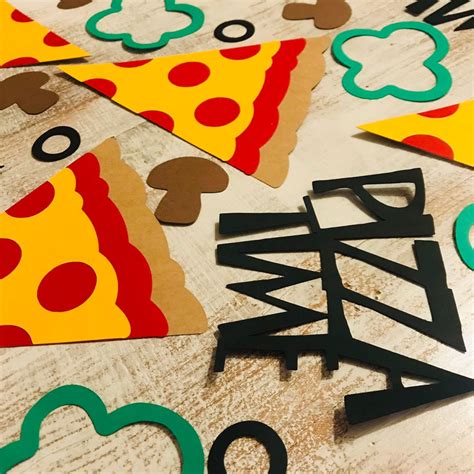 Pizza Party Decorations-pizza Party-pizza Confetti-pizza | Etsy