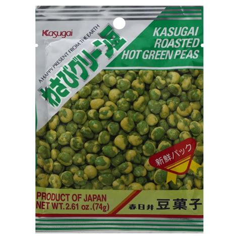 Kasugai: Kasugai Roasted Hot Green Peas, 3.6 Oz - Walmart.com - Walmart.com