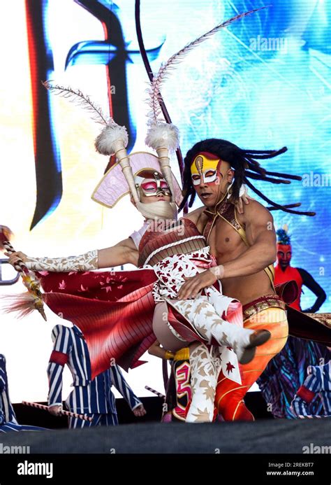 KA, Cirque Du Soleil being performed on stage at the Life is Beautiful Festival Stock Photo - Alamy