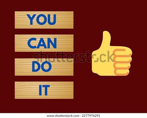 Motivational Quote You Can Do Poster Stock Vector (Royalty Free) 2277976291 | Shutterstock