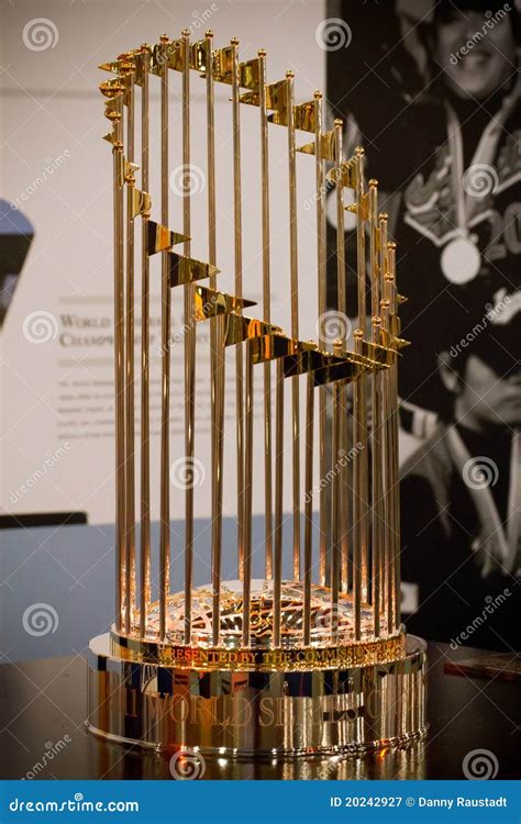 MLB World Series Championship Trophy Editorial Photography - Image of ...