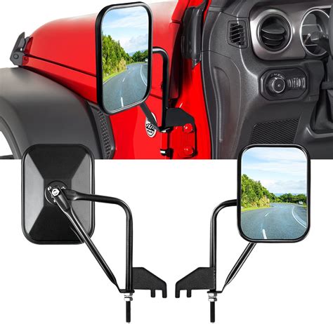 Jeep Wrangler Side Mirrors with Doors Off - Easy Philippines | Ubuy