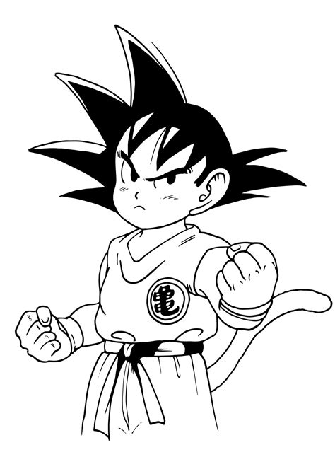 Goku Kolorowanka