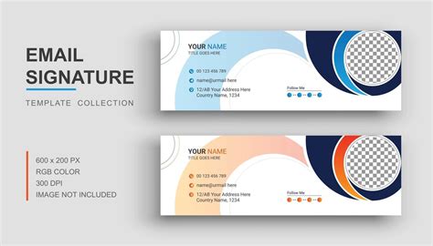 Email signature or email footer design template 2889948 Vector Art at Vecteezy