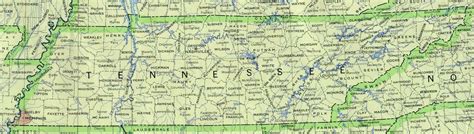 Map Of Tennessee With Rivers