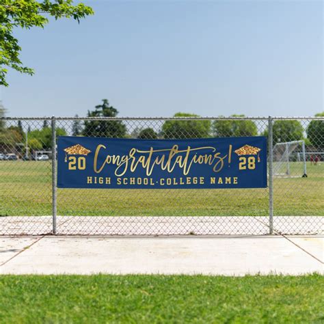 CLASS OF 2023 Custom School Graduation Ceremony Banner | Zazzle | Graduation banner, Graduation ...