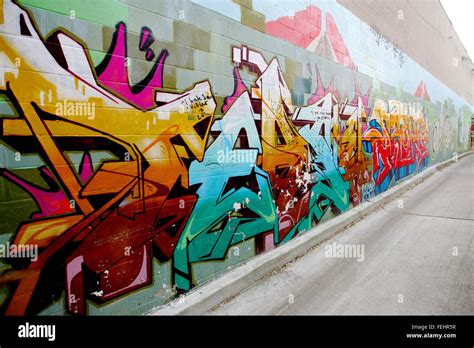 Kensington Market Toronto Graffiti Stock Photo - Alamy