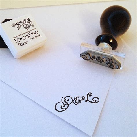 personalised monogram stamp by stomp stamps | notonthehighstreet.com