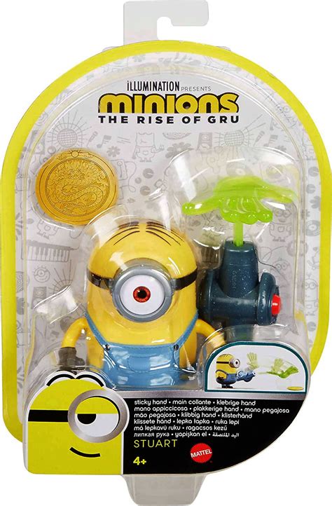 Minions Rise of Gru Sticky Hand Stuart Action Figure Mattel - ToyWiz