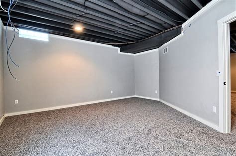 Painting basement ceiling black a good move? | Basement ceiling painted, Basement ceiling ...