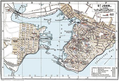 Map of St John, NB Saint John New Brunswick, New Brunswick Canada, St John's Canada, Perugia ...