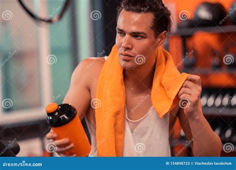 Attractive Fit Man Sweating after the Workout Stock Image - Image of healthcare, adult: 154898723