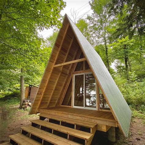 Easy-to-build A-frame Cabin 108 Sq Ft Highly Detailed Cabin-building Plans - Etsy