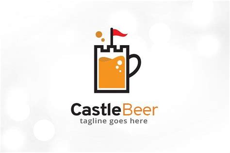 Castle Beer Logo Template | Beer logo, Beer logo design, Logo templates