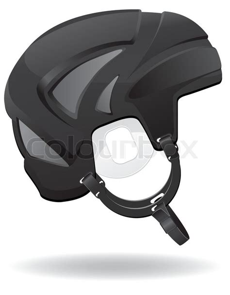 Eishockey-Helm Vektor-Illustration | Stock-Vektor | Colourbox