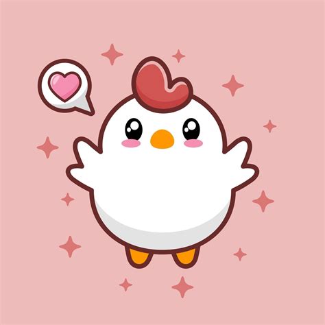 Cute chicken vector image 3042362 Vector Art at Vecteezy