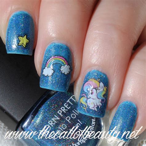 Rainbow unicorn nail art by The Call of Beauty - Nailpolis: Museum of ...