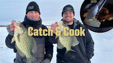 Minnesota Ice Fishing (Catch n Cook) - YouTube