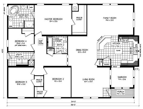 1999 Double Wide Mobile Home Floor Plans - floorplans.click