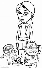 Despicable Me Characters Coloring Pages sketch template