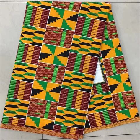 Multi Color Kente Cloth Authentic Handwoven Ethnic Ghana Fabrics African Kente Fabric For Sale ...