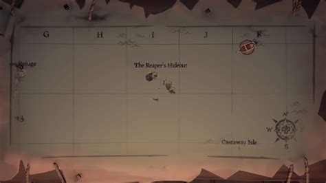 Reaper's hideout location sea of thieves