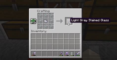 How To Make Light Gray Stained Glass: Minecraft Recipe