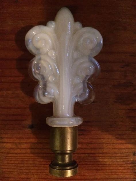 Vintage 1930's Alacite Aladdin Glass Lamp Finial Scroll Bouquet | eBay | Lamp finial, Glass lamp ...