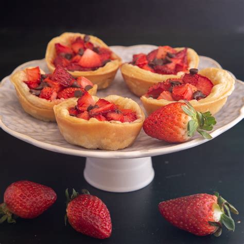 Easy Puff Pastry Strawberry Tarts Recipe - An Italian in my Kitchen