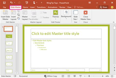 What is a slide master? - PowerPoint