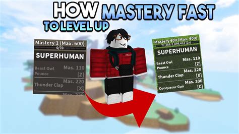 How to get mastery up fast in blox fruits